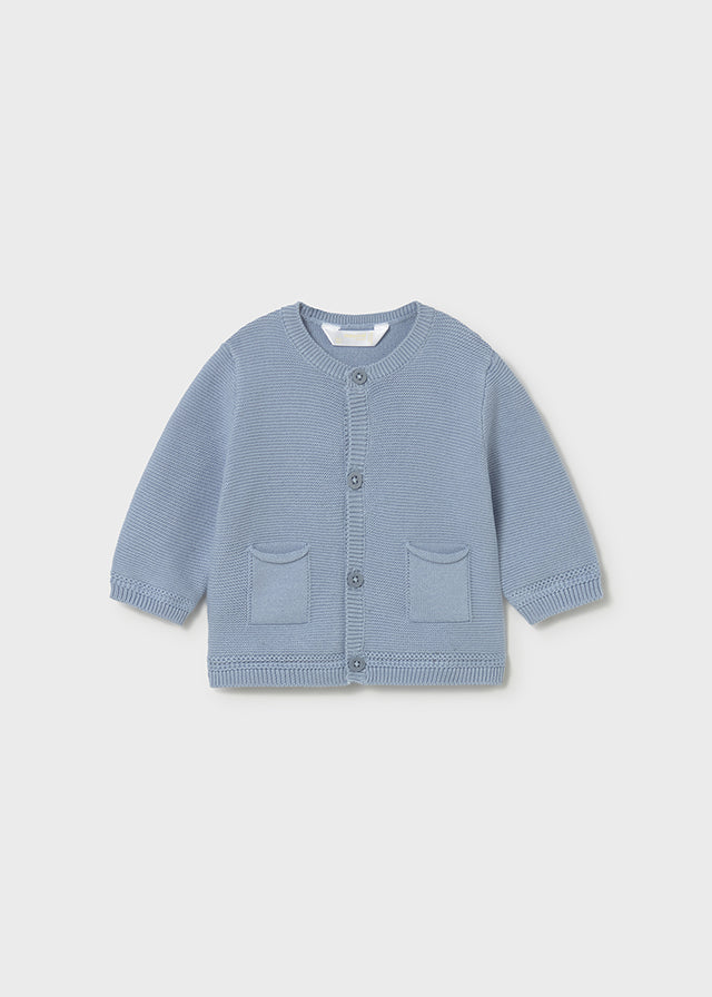 NB Boy Blue Knit Cardigan