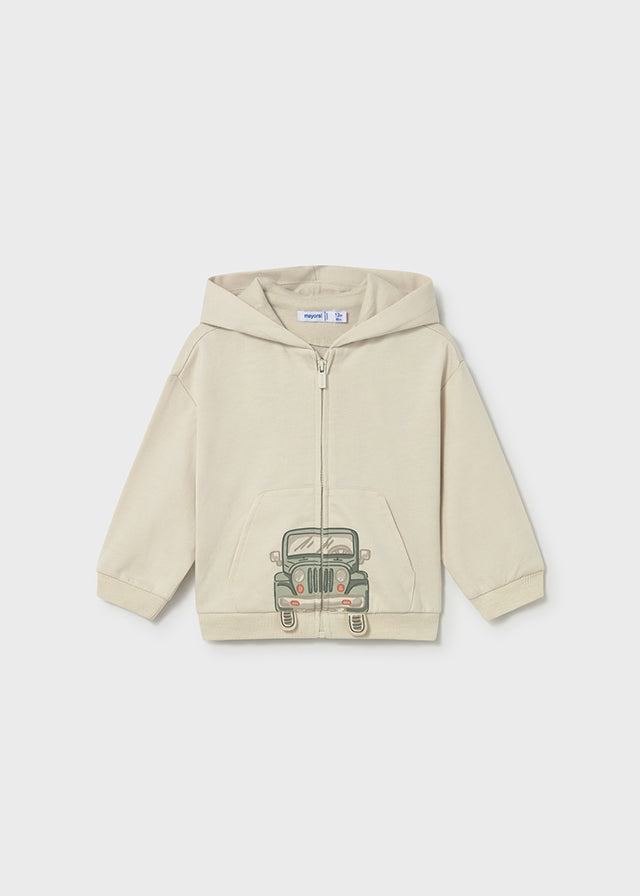 Infant Boy Cream Hoodie