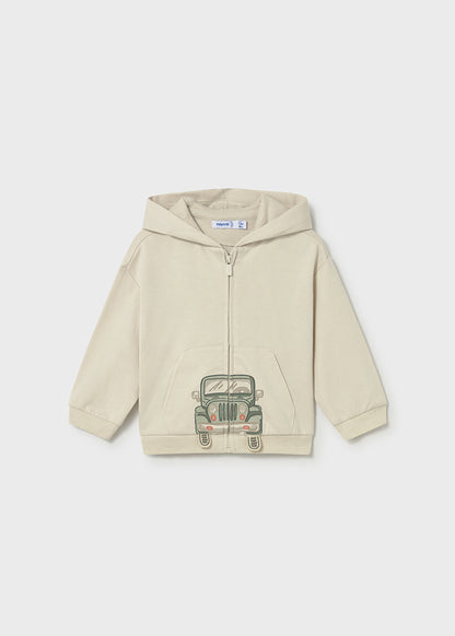 Infant Boy Cream Hoodie