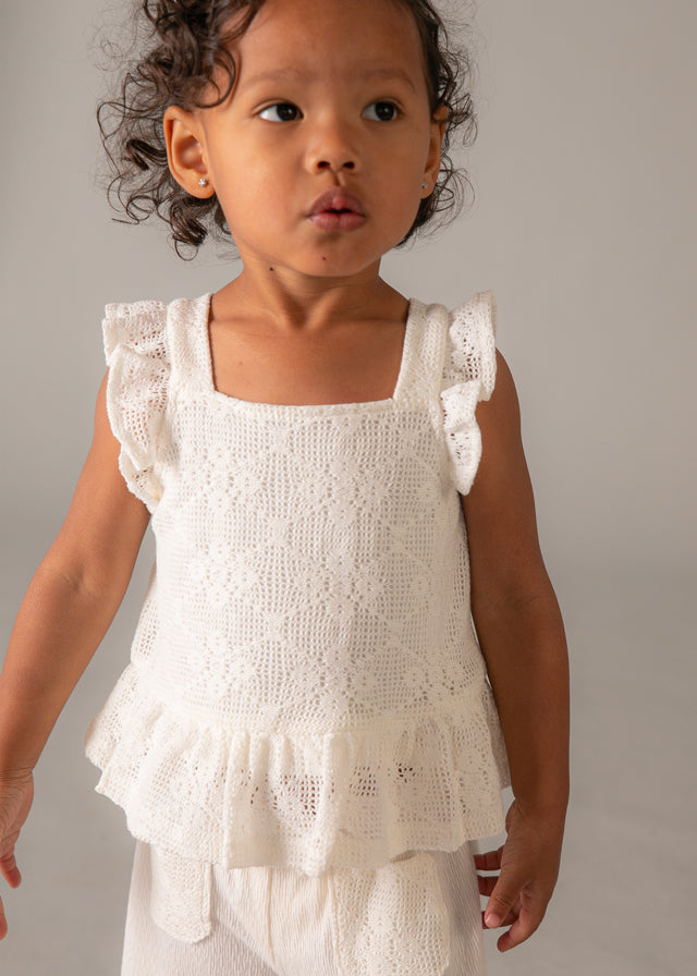 Infant Girl Combined Pant Set