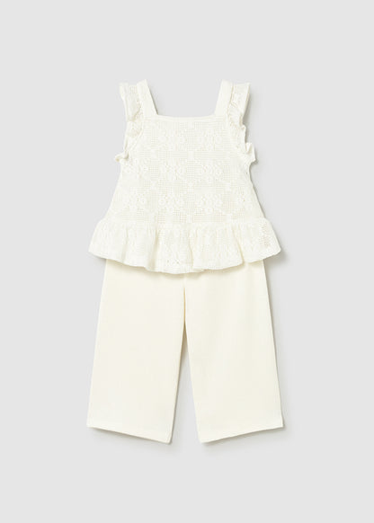 Infant Girl Combined Pant Set