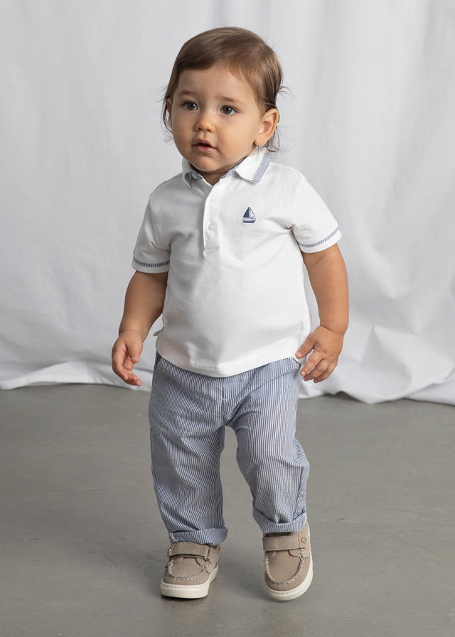Infant Boy Light Striped Pants