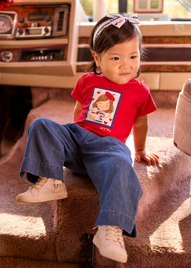 Infant Girl Flowy Long Pants