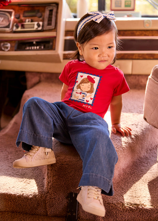 Infant Girl Flowy Long Pants