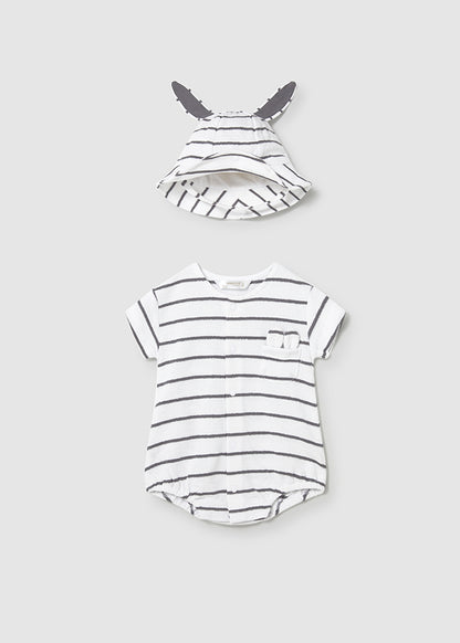 Newborn Romper & Hat Set