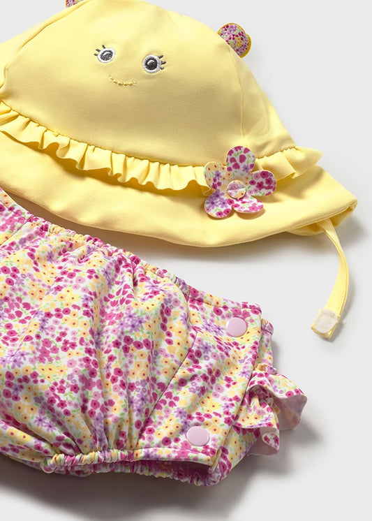 Newborn Swim Diaper and Hat