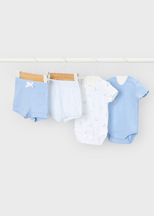 Newborn 4Pc Delicate Knit Set