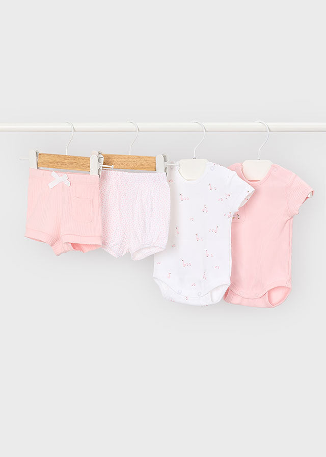 Newborn 4Pc Delicate Knit Set