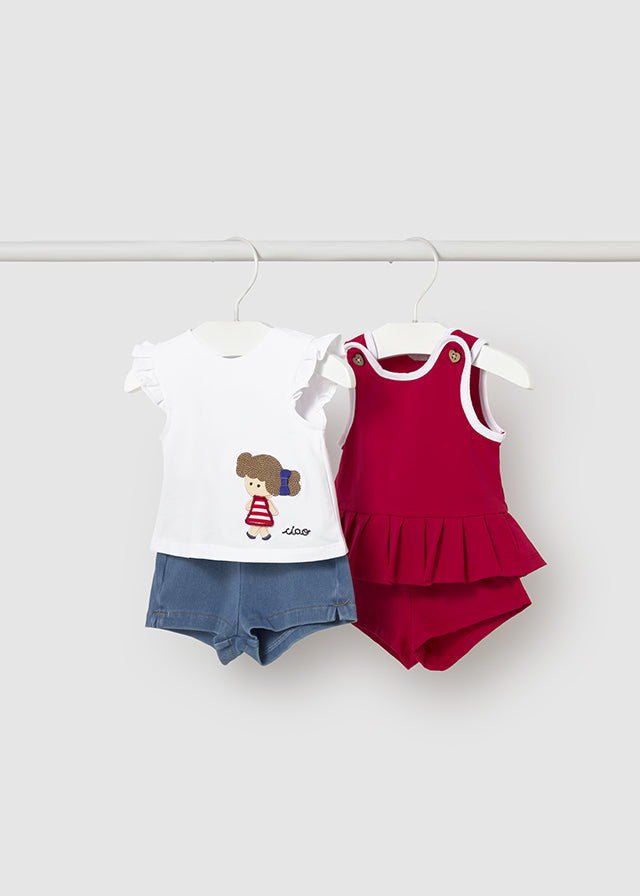 Infant Girl 4Pc Tank set