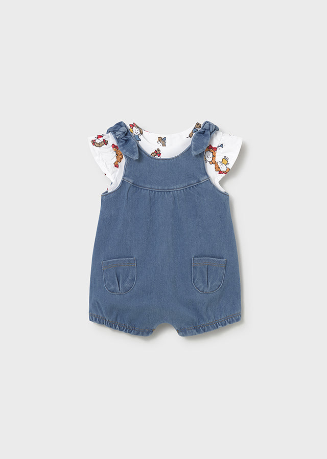 NB Girl Romper Set
