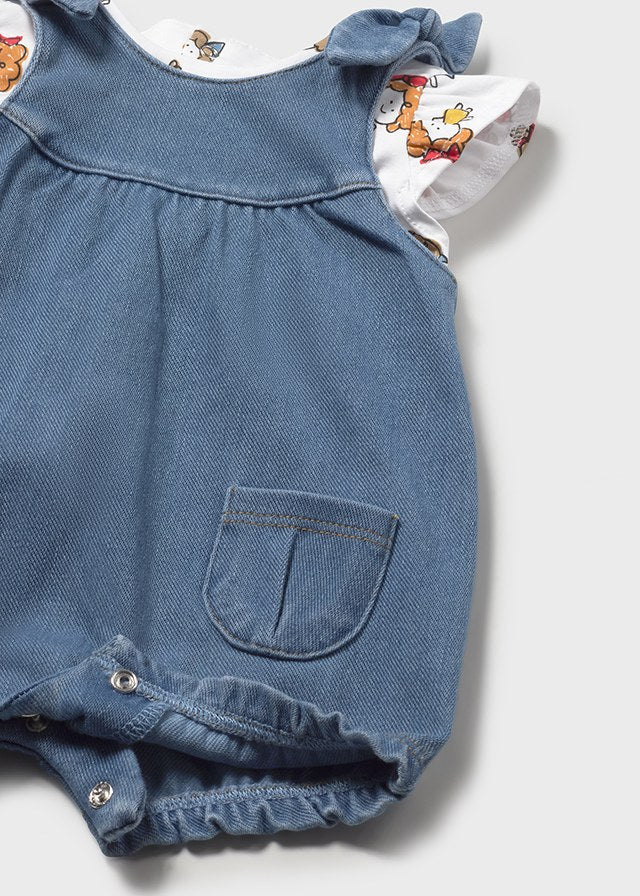 NB Girl Romper Set