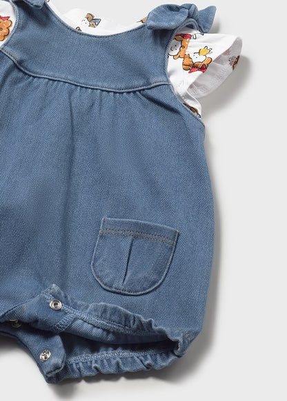 NB Girl Romper Set