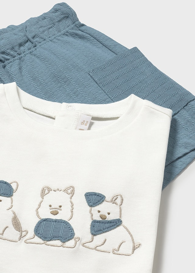 Infant Boy Textured Knit Set