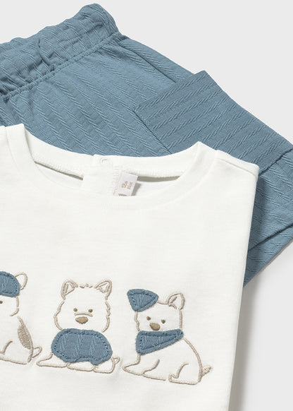 Infant Boy Textured Knit Set