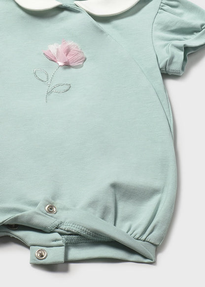 NB Girl 2Pk Delicate Romper Set