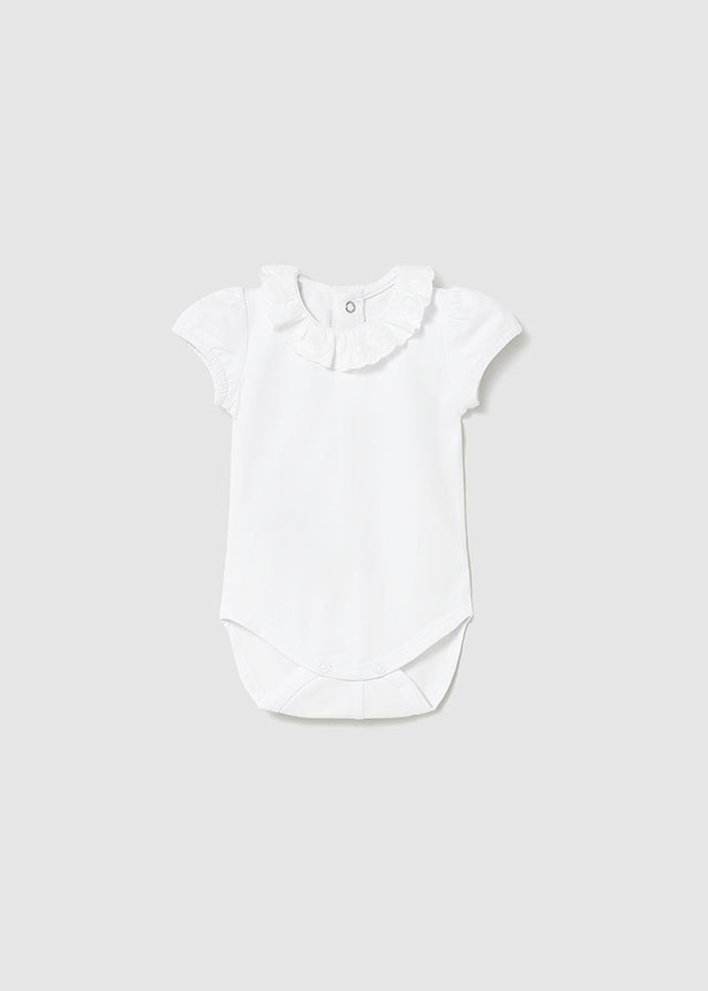 Newborn Girl Ruffled Bodysuit