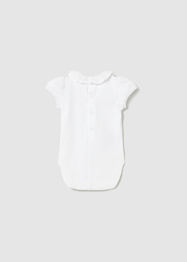 Newborn Girl Ruffled Bodysuit