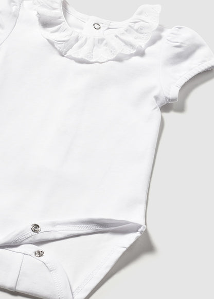Newborn Girl Ruffled Bodysuit