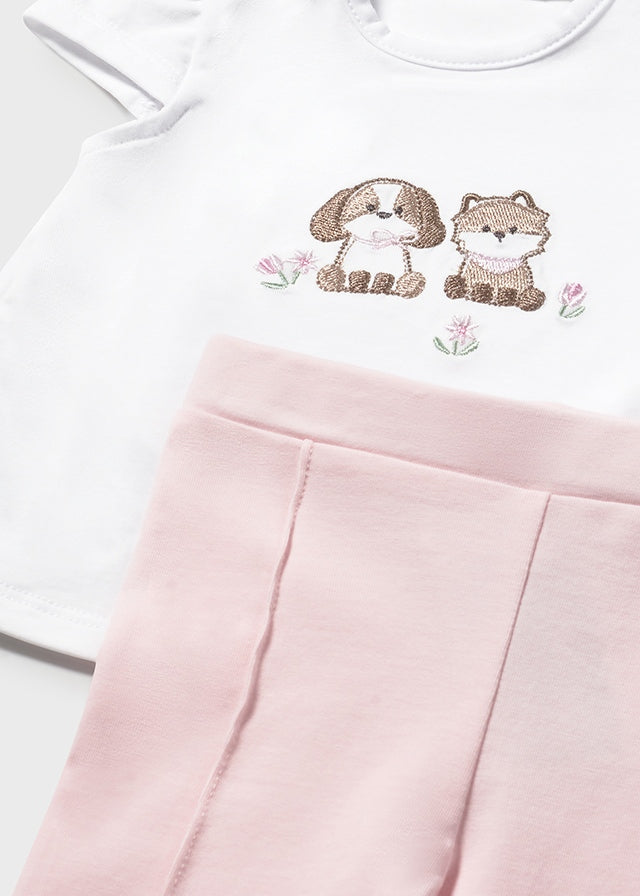 NB Girl Pink 3pc Set