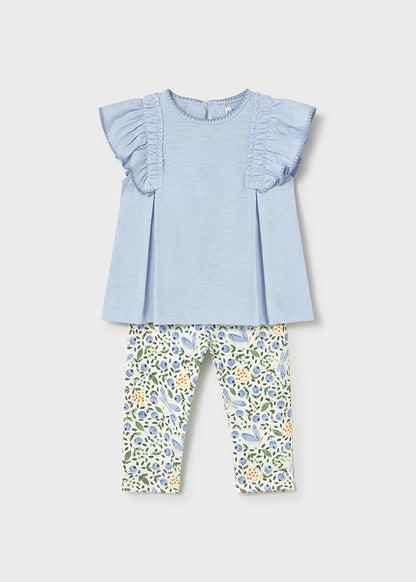 Infant Girl Sky Floral Set