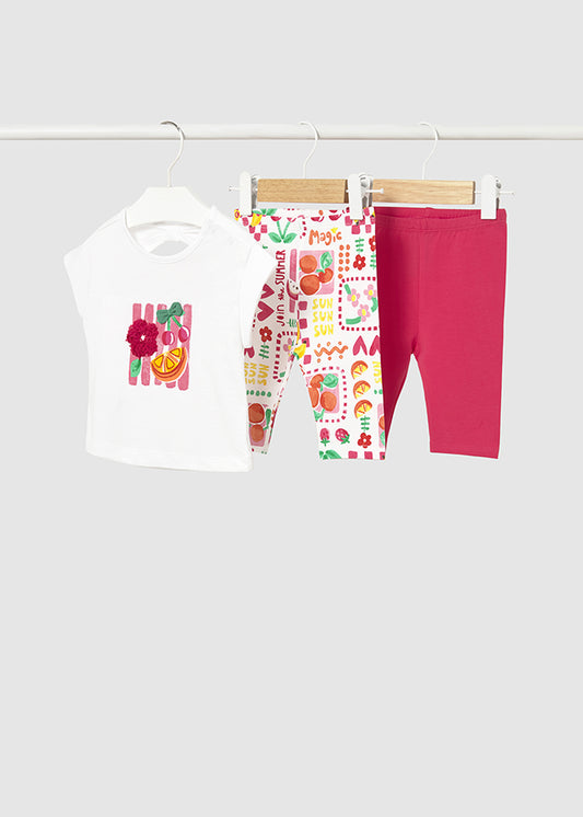 Infant Girl Hibiscus Legging Set