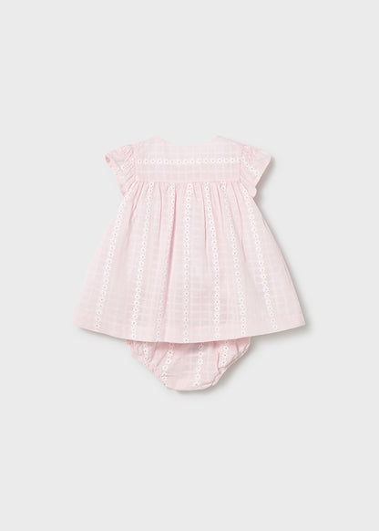 NB Girl Chiffon Pink Dress