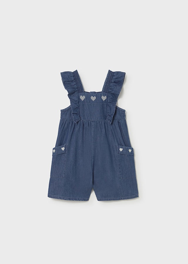 Infant Girl Embroidered Romper
