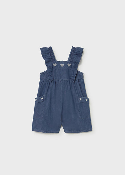 Infant Girl Embroidered Romper