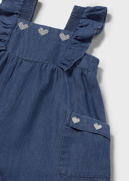Infant Girl Embroidered Romper