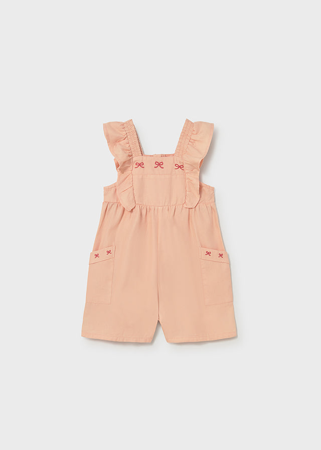 Infant Girl Embroidered Romper