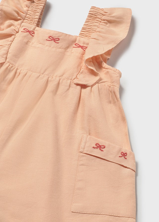 Infant Girl Embroidered Romper