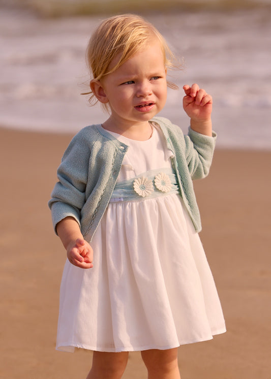 Infant Girl Tulle Belted Dress