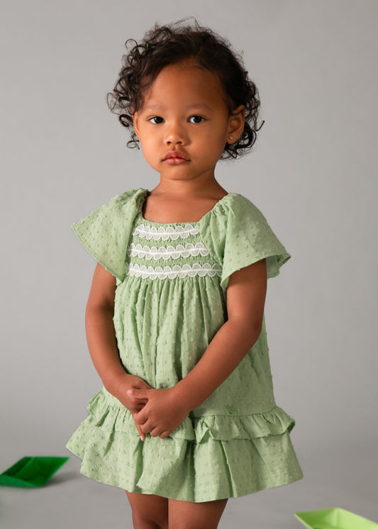 Infant Girl Swiss Dotted Dress