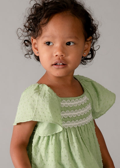 Infant Girl Swiss Dotted Dress
