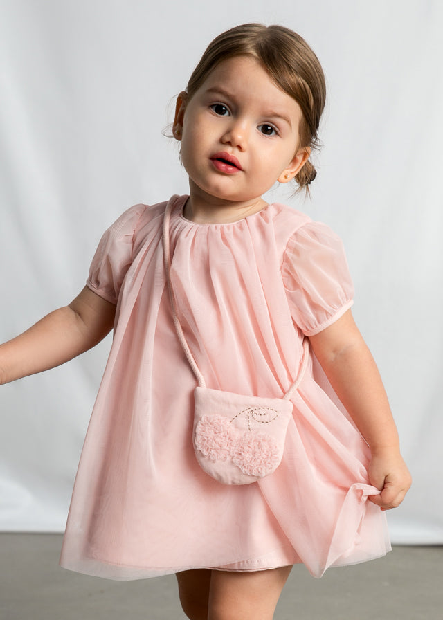 Infant Girl Tulle Dress w/Purse