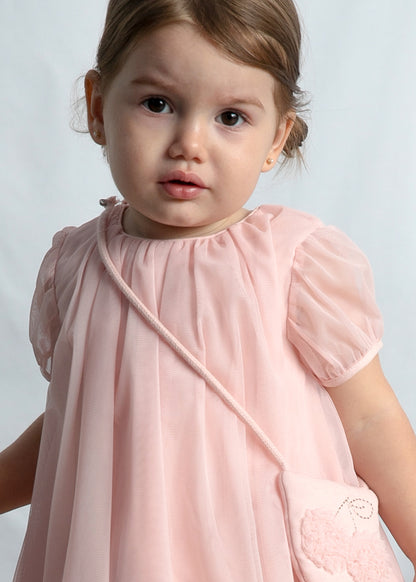 Infant Girl Tulle Dress w/Purse