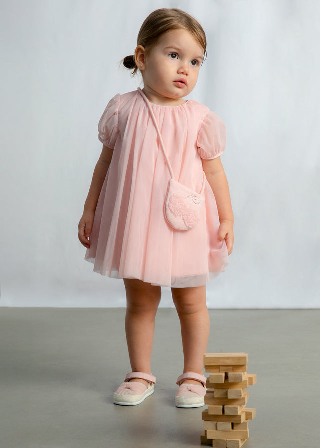 Infant Girl Tulle Dress w/Purse