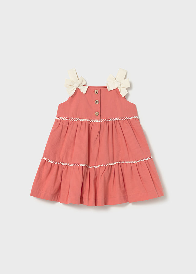 Infant Girl Orange Panel Dress