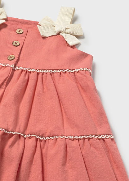 Infant Girl Orange Panel Dress
