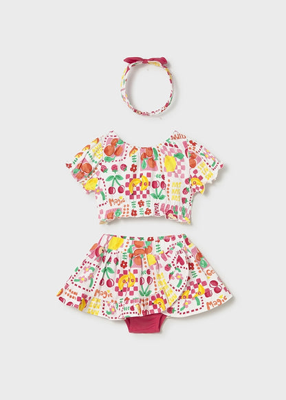 Infant Girl 3pc Hibiscus Set