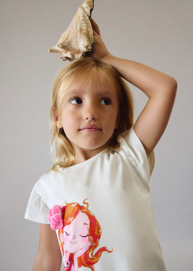 Girls Poppy Mermaid Shirt