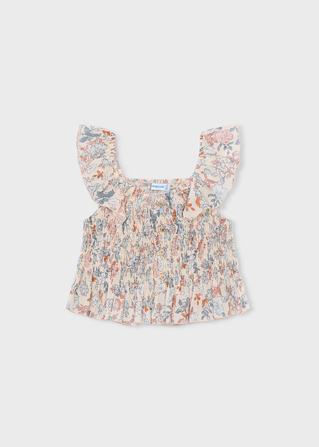 Girls Bambula Printed Top