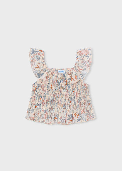 Girls Bambula Printed Top