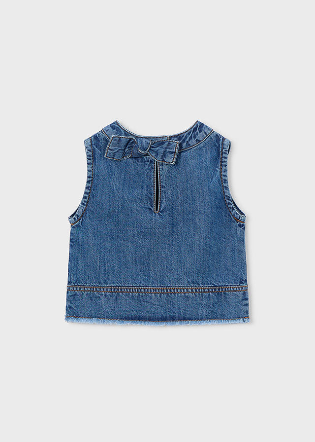 Girls Denim Top