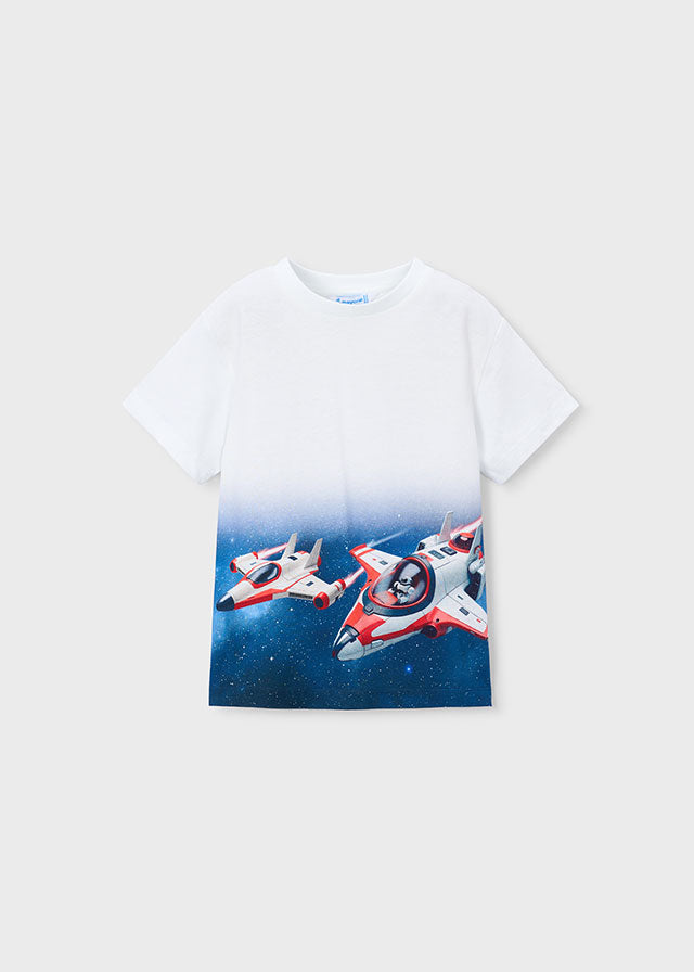 Boys Graphic Spaceship Shirt