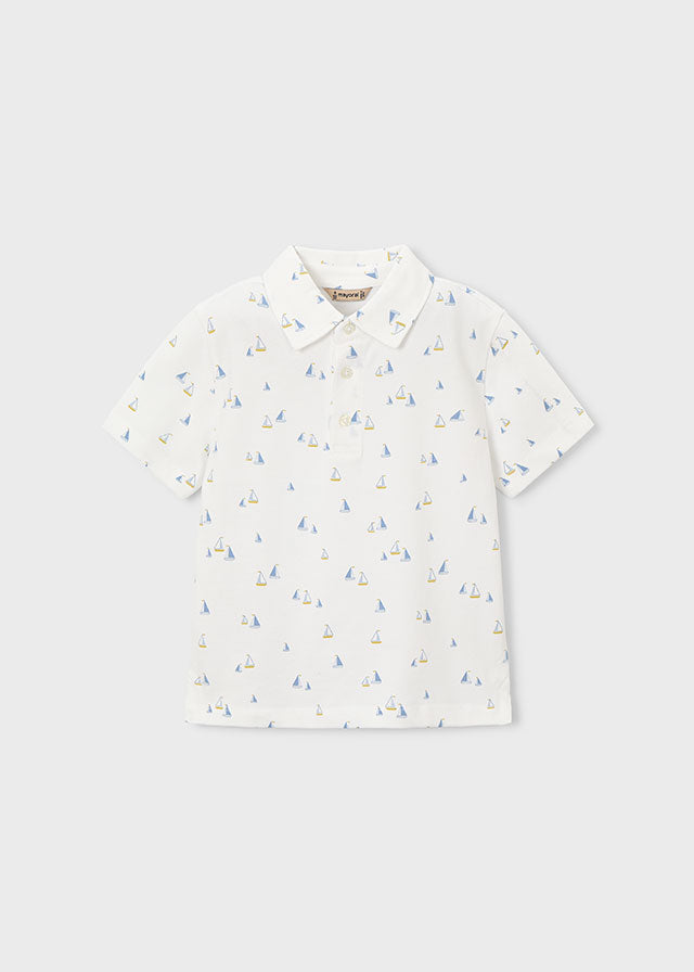 Boy S/s Printed Polo