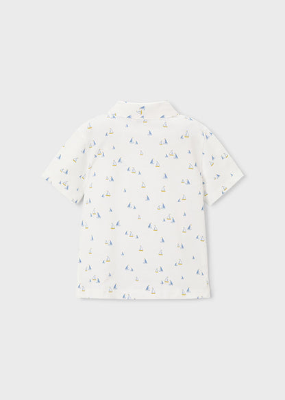 Boy S/s Printed Polo