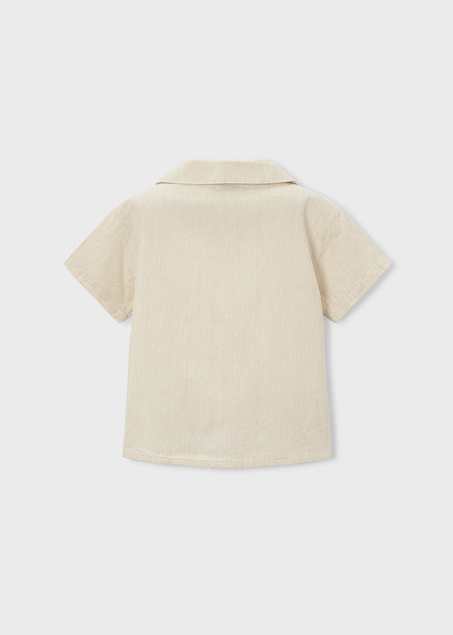 Boys Embroidered Button Down