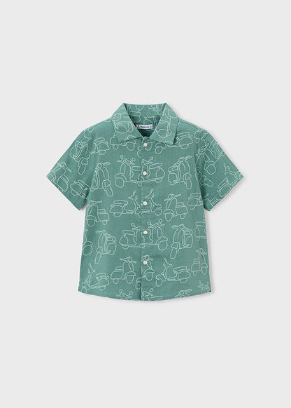 Boys Button Down S/s Shirt