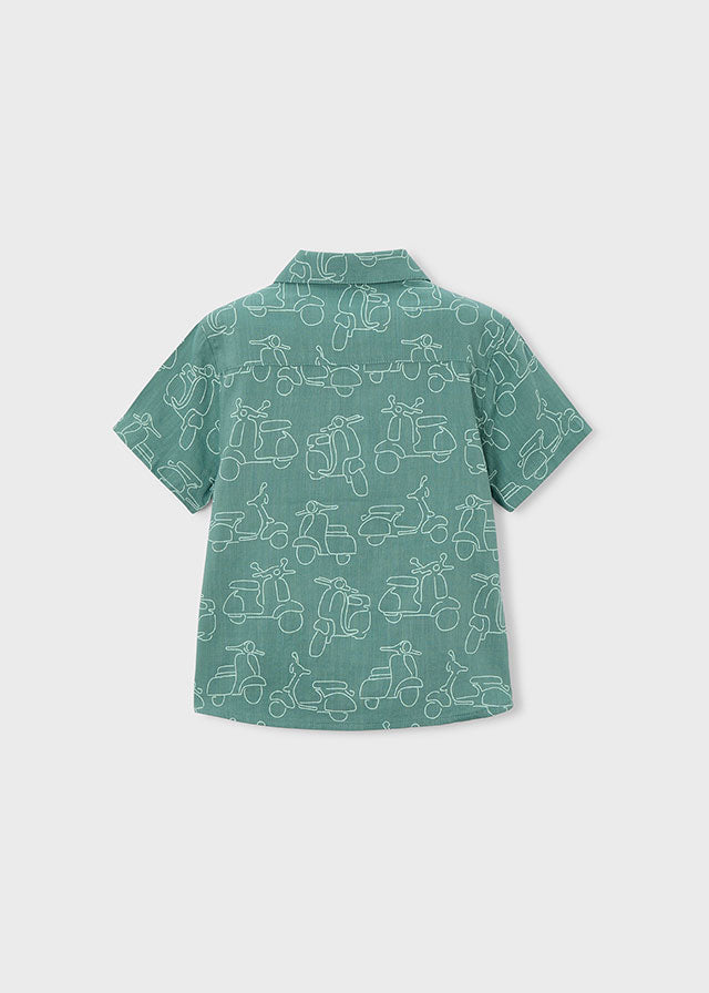 Boys Button Down S/s Shirt